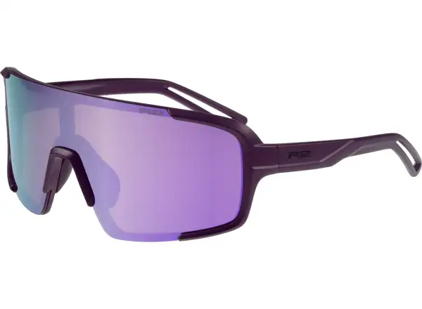 R2 Impulse okulary przeciwsłoneczne czarna fioletowa/brązowa/purpurowy chrom