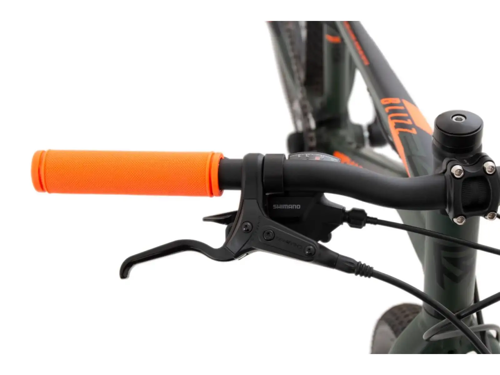 Rock Machine Blizz 24" HD dziecięcy rower górski Matte Khaki/Neon Orange/Black