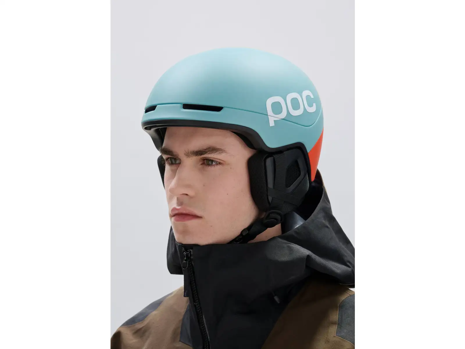 POC Obex Contour kask narciarski Indicolite Blue Matt/Carnelian Orange Matt