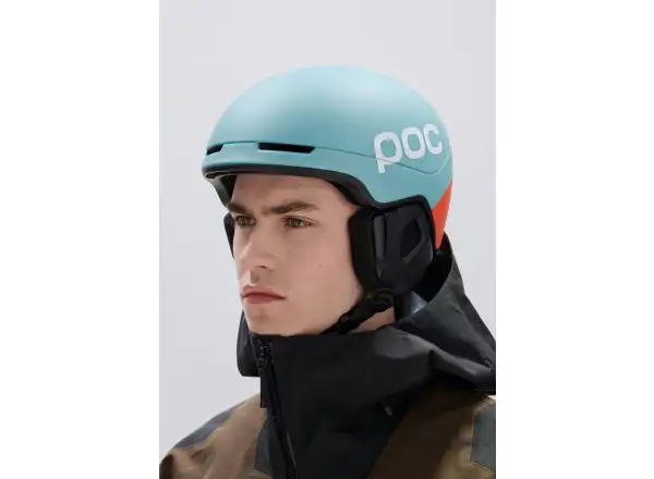 POC Obex Contour kask narciarski Indicolite Blue Matt/Carnelian Orange Matt