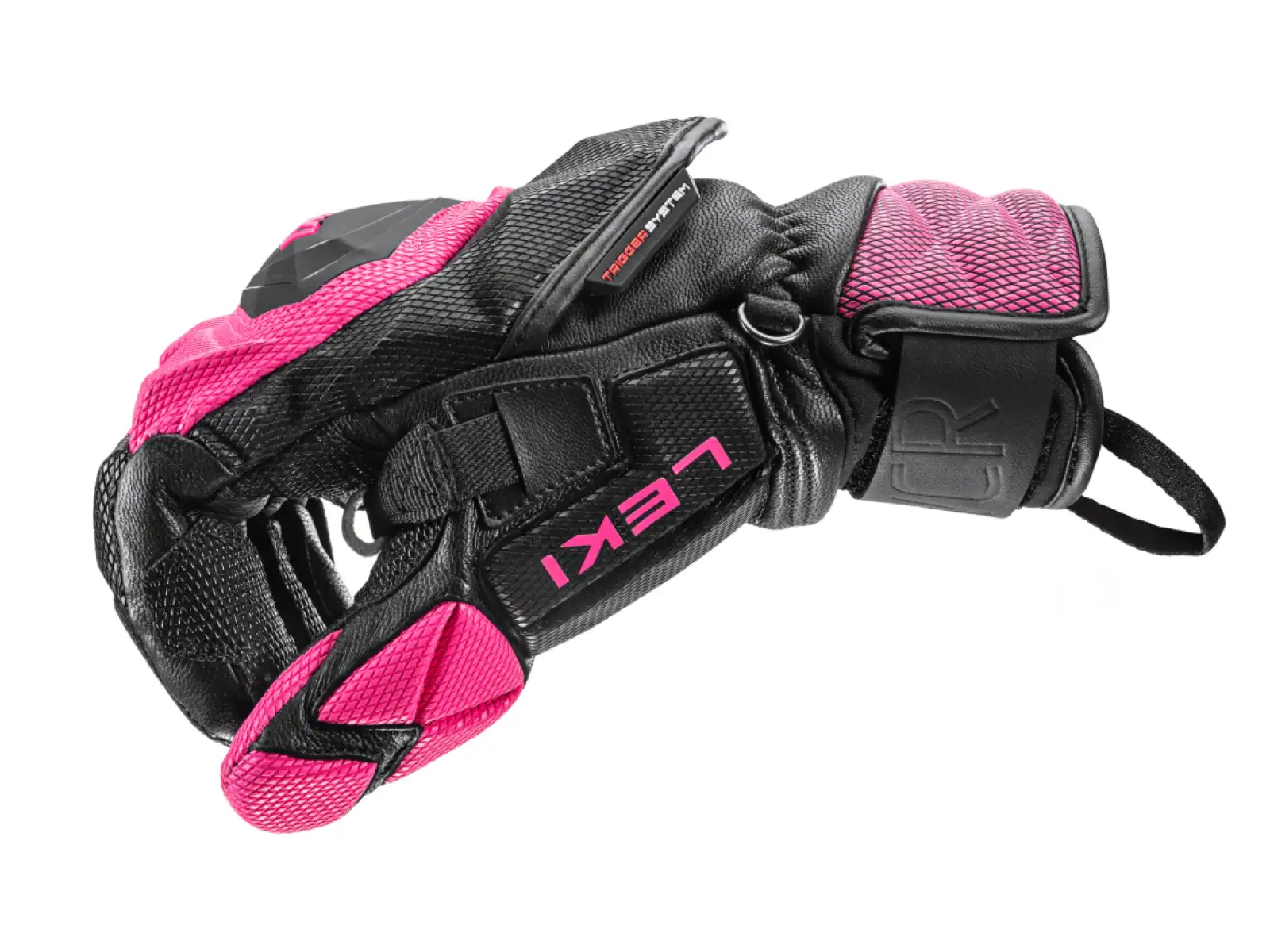 Leki WCR Venom SL 3D damskie wyścigowe rękawice Black-Pink