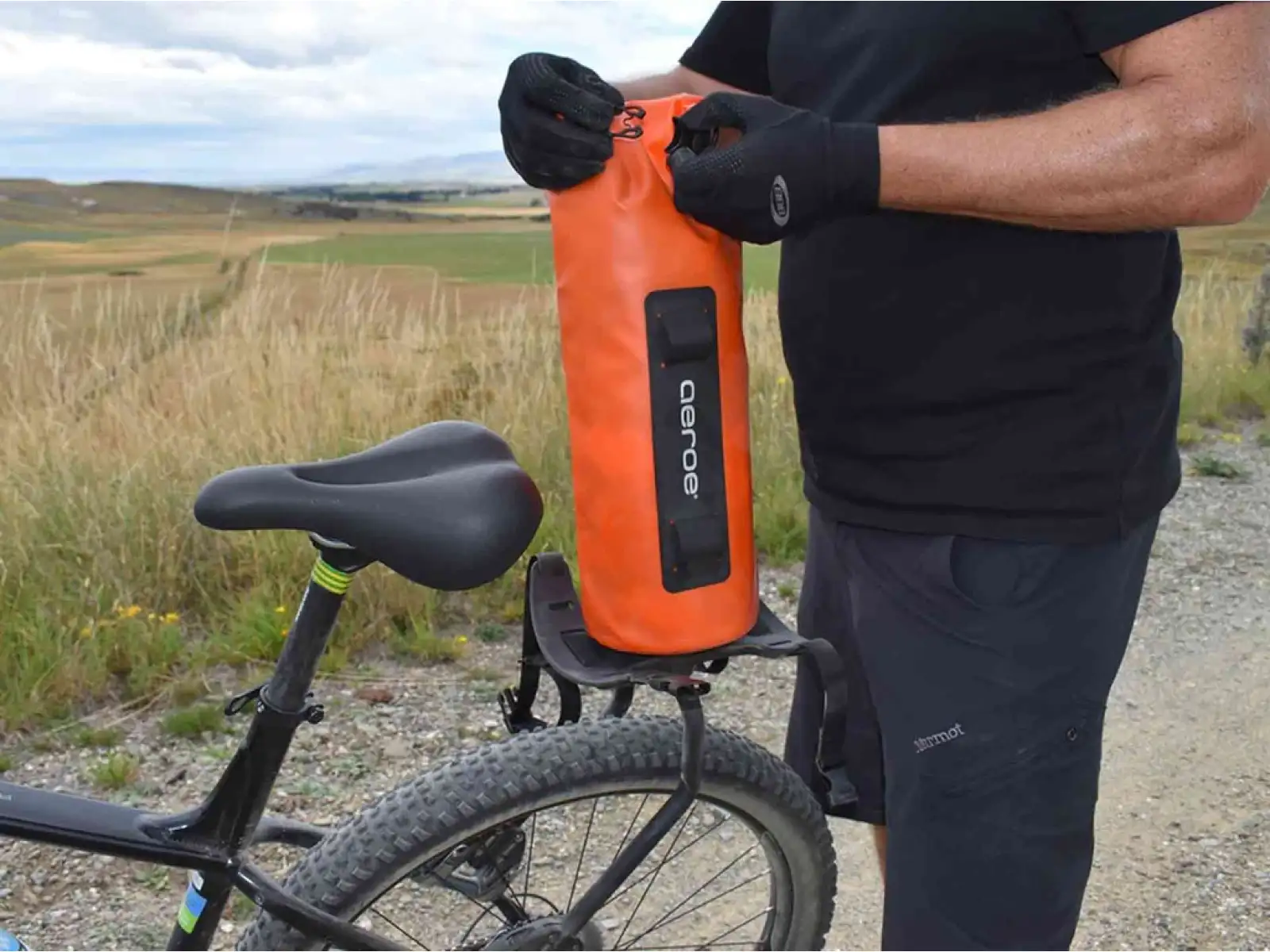 Aeroe Heavy Duty torba na kierownicę 8 l pomarańczowa