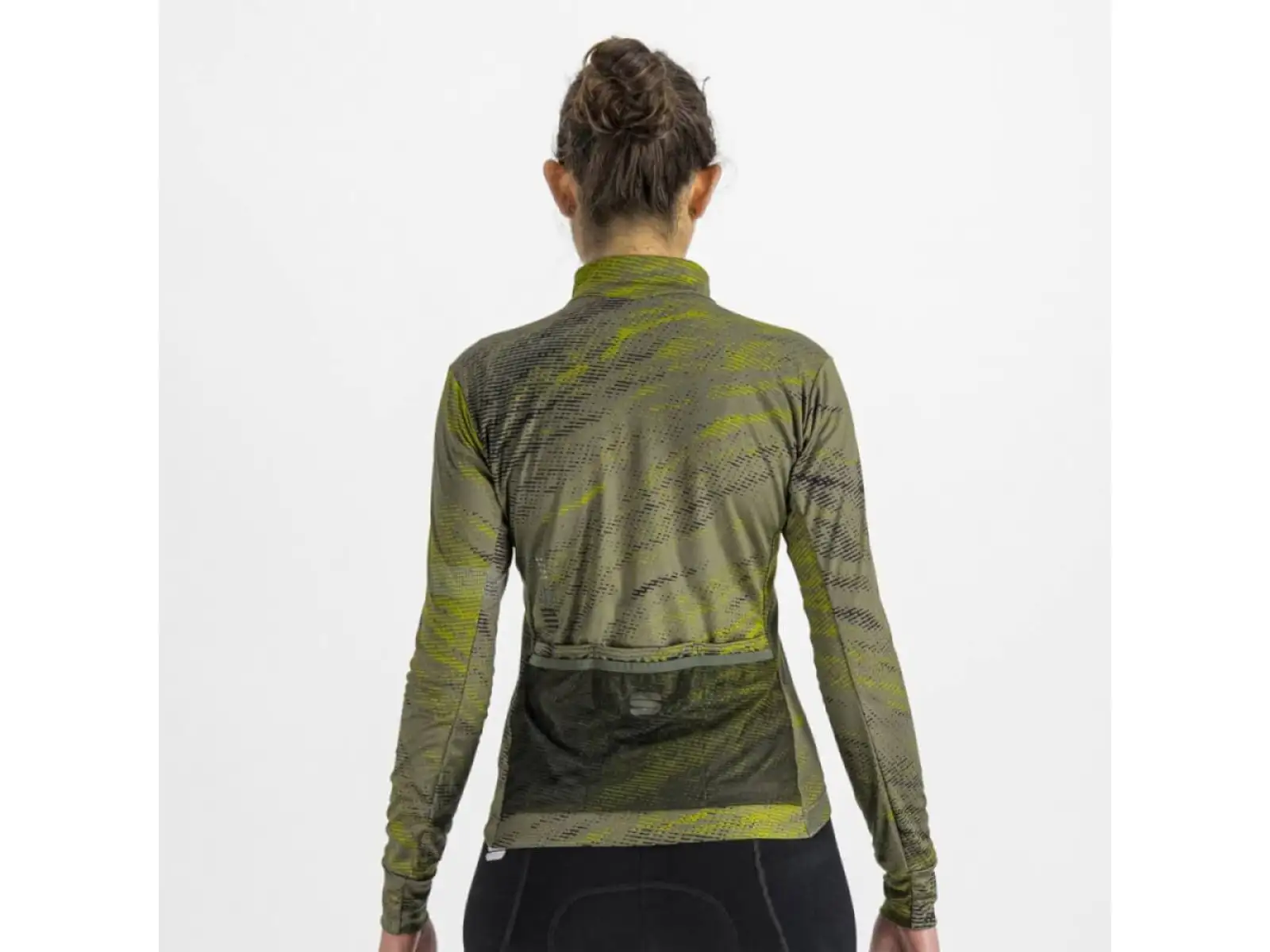 Sportful Cliff Supergiara Thermal damska koszulka dlugi rekaw beetle guacamole black