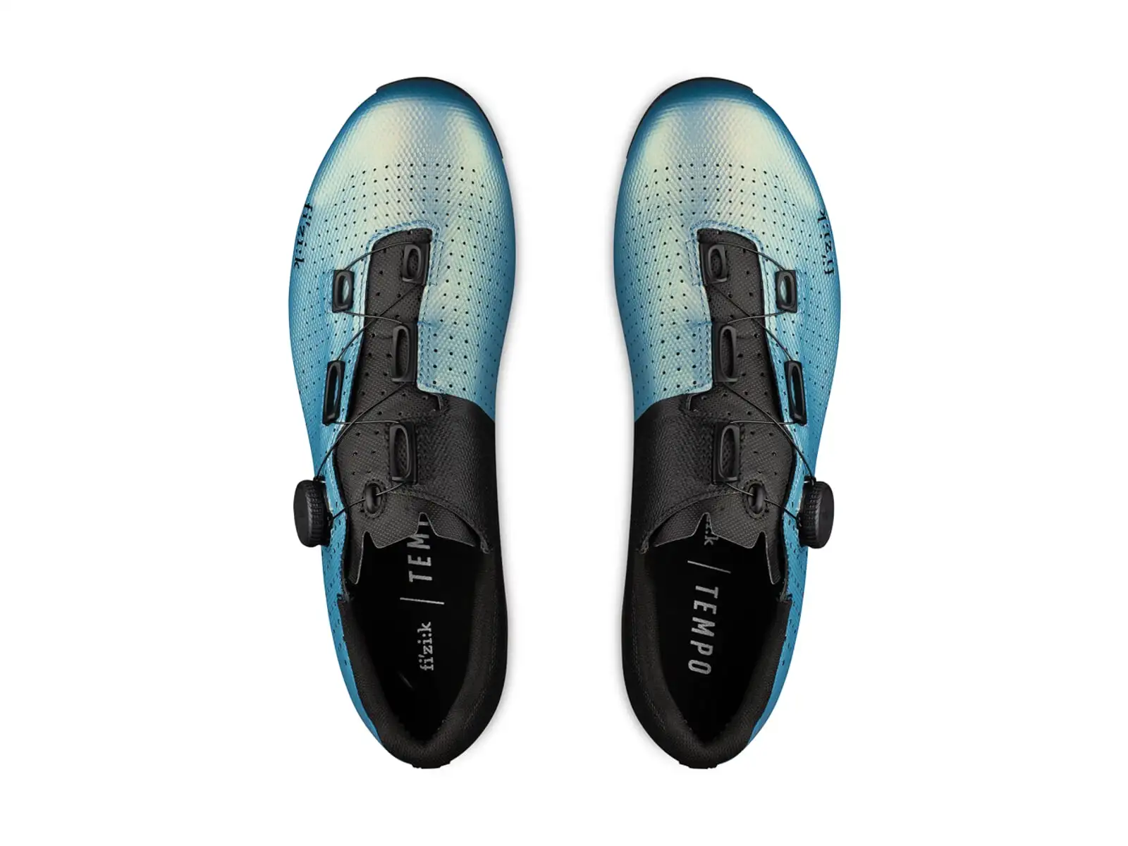 Fizik Tempo Decos Carbon Iridiscent szosowe męskie buty Black/Light Blue