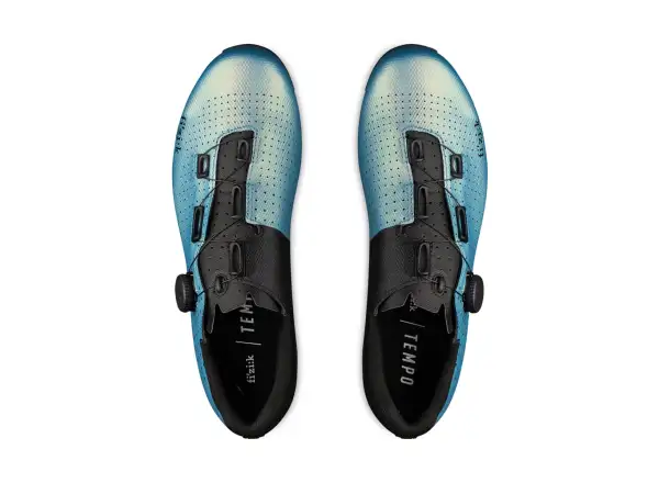Fizik Tempo Decos Carbon Iridiscent szosowe męskie buty Black/Light Blue