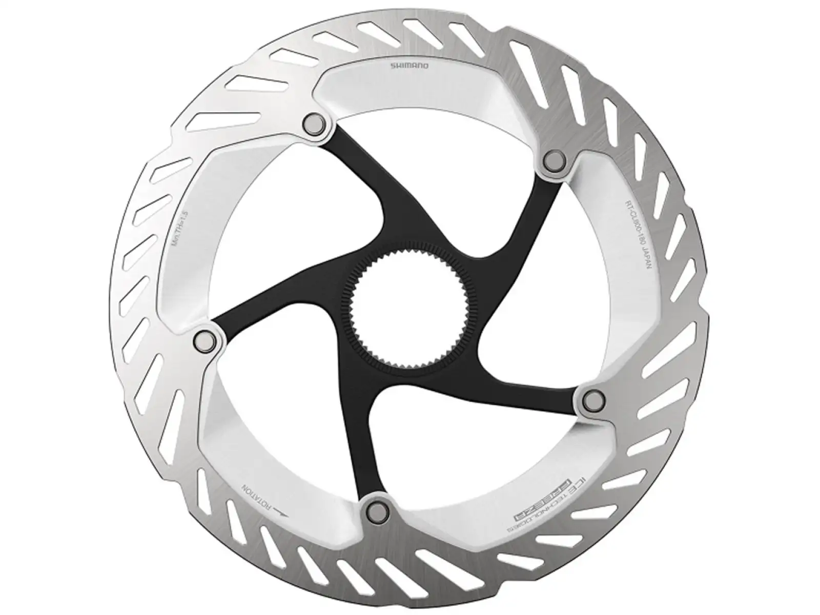 Shimano RT-CL800 tarcza hamulcowa 180 mm, center lock, Ice Tech, zewnętrzny lock ring