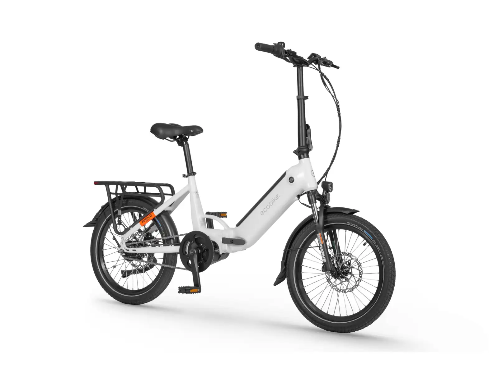 Ecobike Rhino Cruise 504 Wh Arctic White składany rower elektryczny