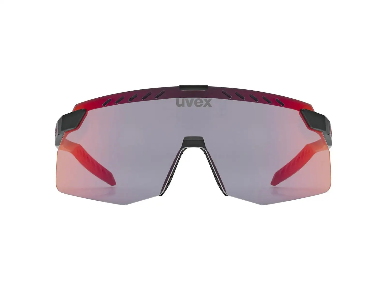 Uvex Pace Stage S okulary przeciwsłoneczne Black Matt/Mirror Red