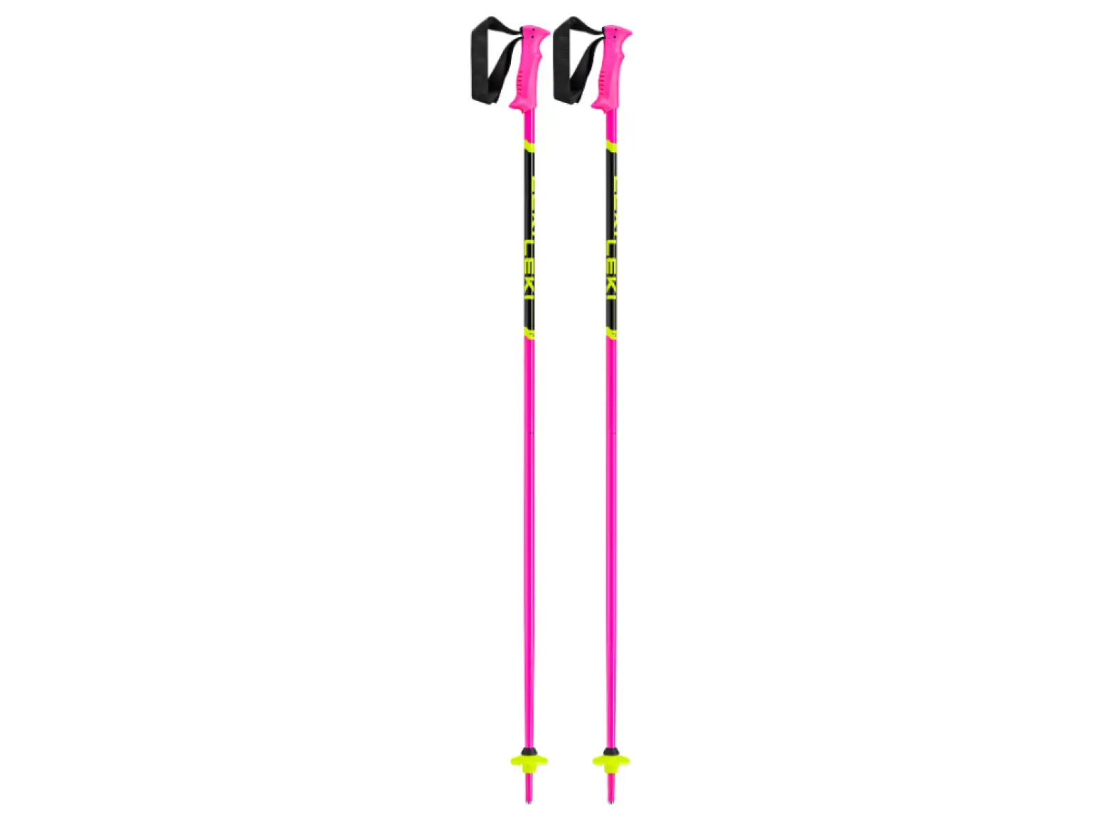 Leki Racing Kids dziecięce kijki zjazdowe Neon Pink/Black/Neon Yellow