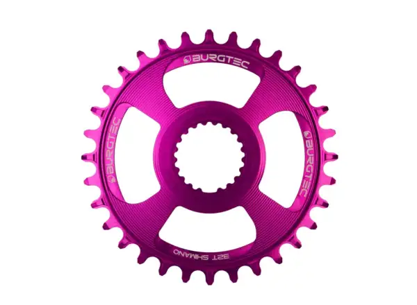 Burgtec Thick Thin DM Shimano tarcza 32 zęby fioletowa