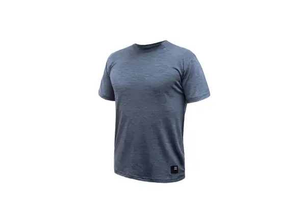 Sensor Merino Lite męska koszulka funkcyjna krótki rękaw Mottled Blue