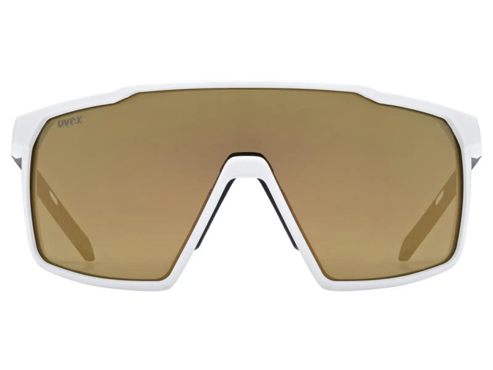 Uvex MTN Perform S okulary White Matt/Mirror Gold