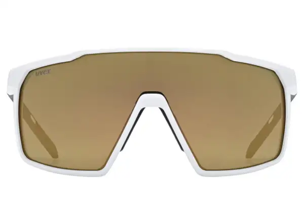 Uvex MTN Perform S okulary White Matt/Mirror Gold