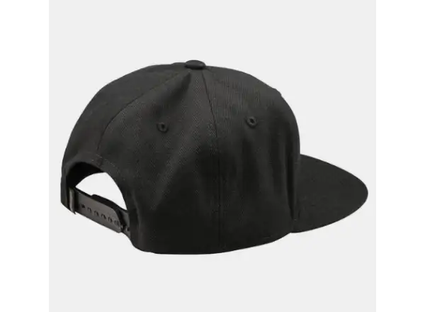Troy Lee Designs Flat Bill Snapback Scholar czapka z daszkiem Black