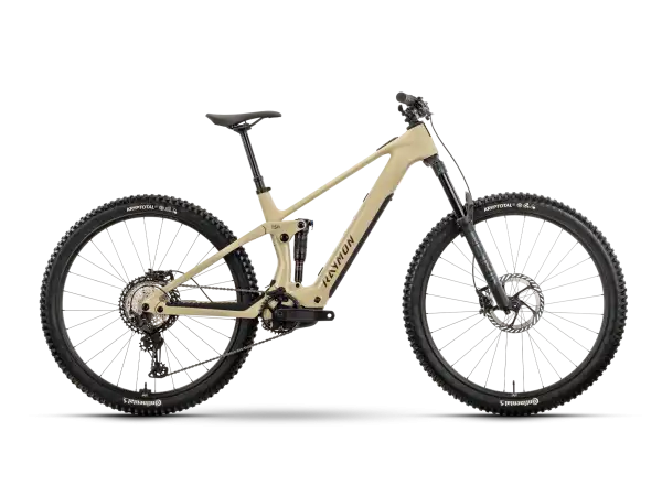 Raymon Airok Pro rower elektryczny w pełni amortyzowany Popcorn Stealth/Caramel