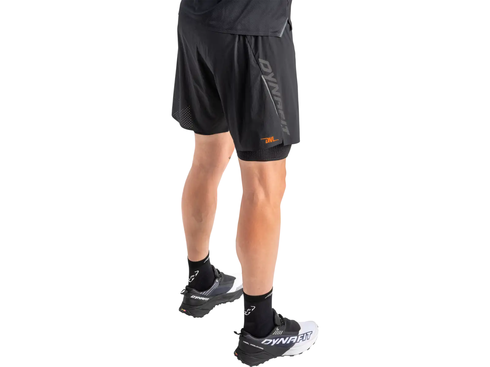 Dynafit DNA Ultra 2v1 męskie szorty do biegania Black Out
