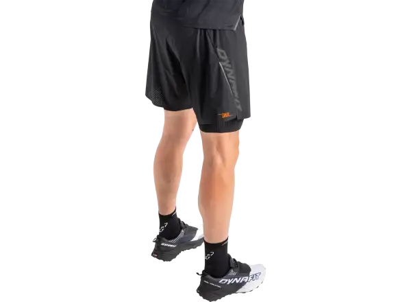 Dynafit DNA Ultra 2v1 męskie szorty do biegania Black Out