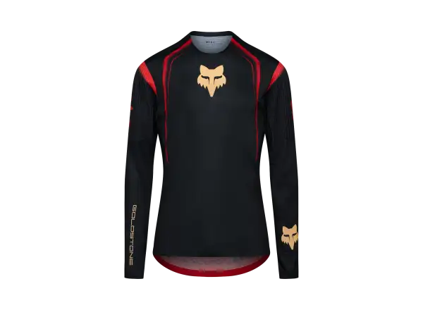 Fox Flexair Ls Jersey Goldstone Se męska koszulka Black