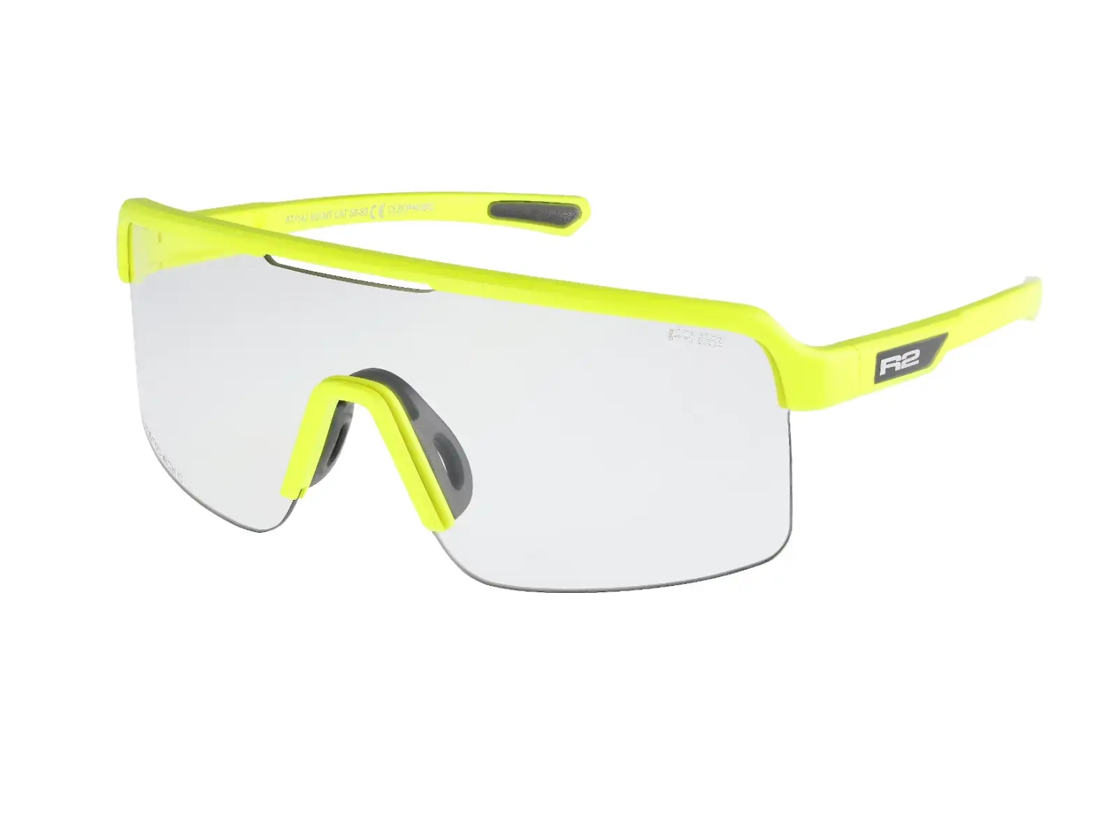 R2 Boost okulary przeciwsłoneczne neonowy żółty/fotochromatyczne soczewki