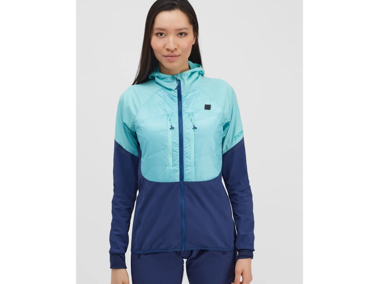 Silvini Asprino damska kurtka Navy/Turquoise