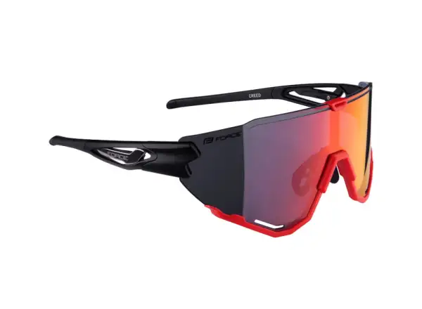 Force Creed okulary czarna/czerwona/czerwona revo szkła