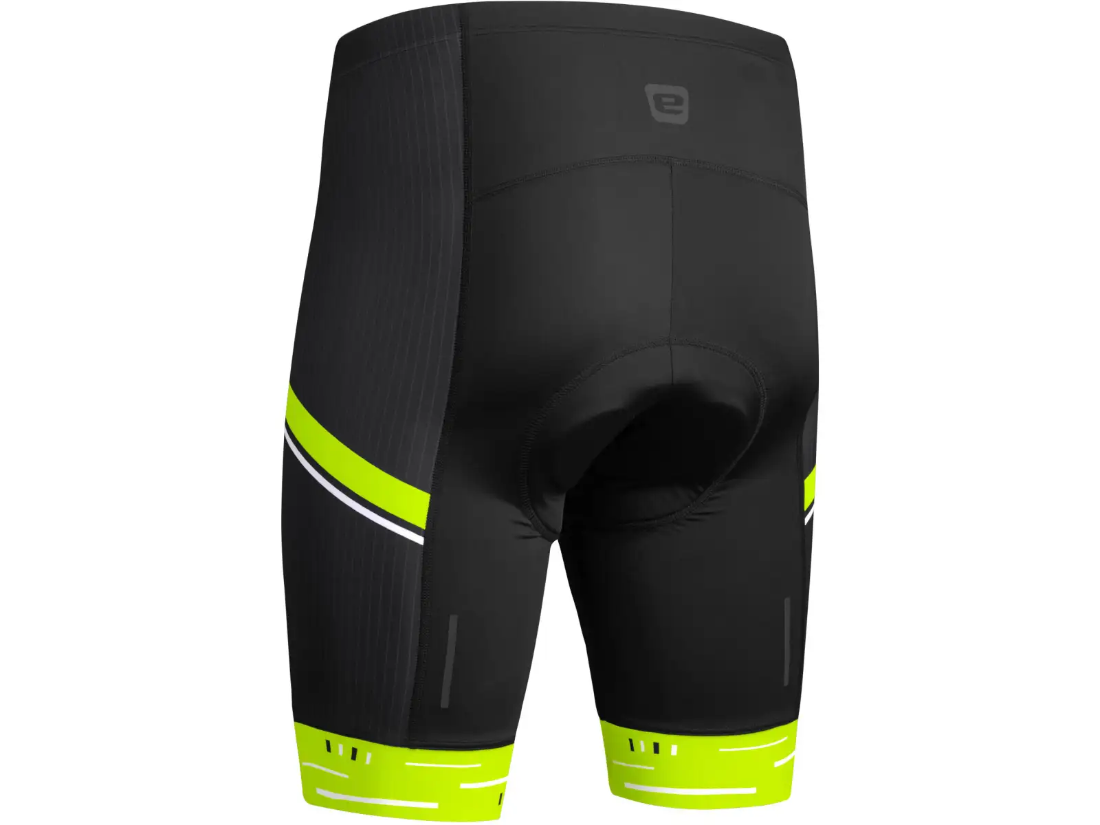 Etape Racing 2.0 męskie spodenki z wkładką czarna/żółta fluo