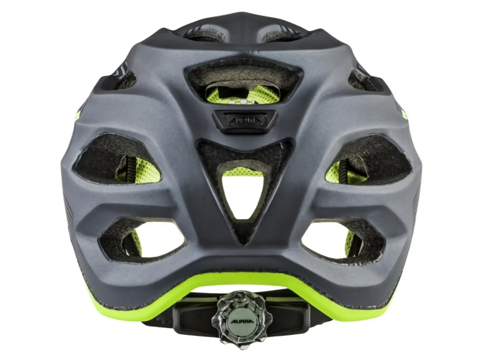 Alpina Carapax Jr. kask dziecięcy black/neon/yellow