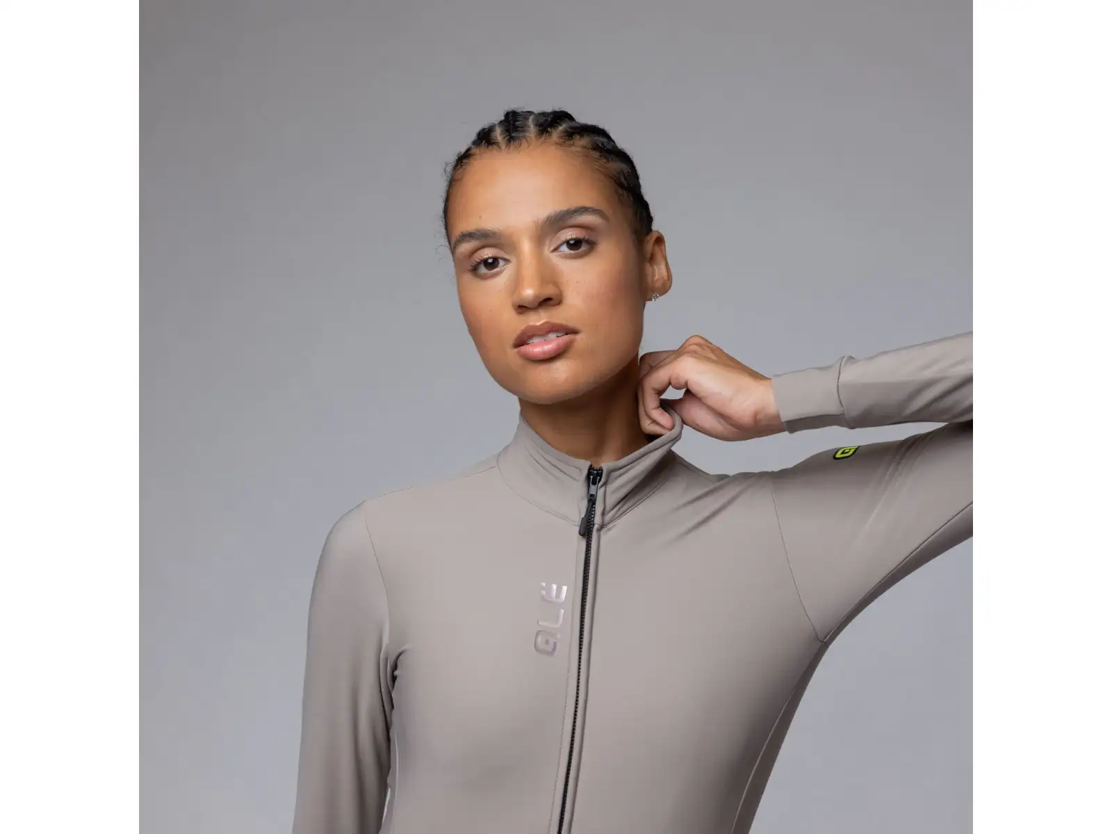 Alé Pragma Fondo 3.0 damski ocieplany dres z długim rękawem Rope Grey