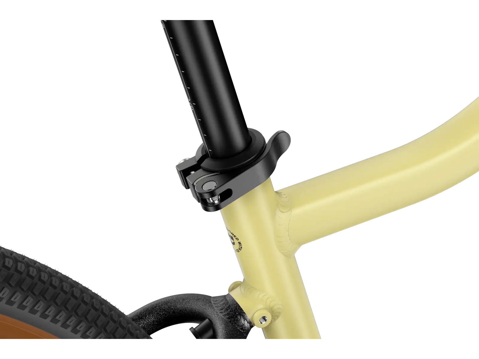 Woom 4 EXPLORE rower dziecięcy mellow yellow