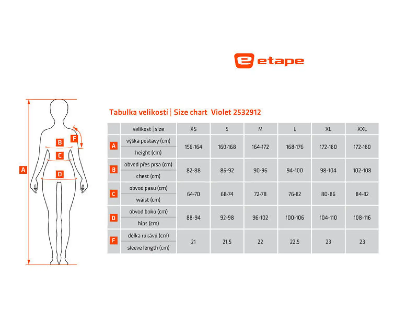 Etape Violet damski dres krótki rękaw różowa/czarna