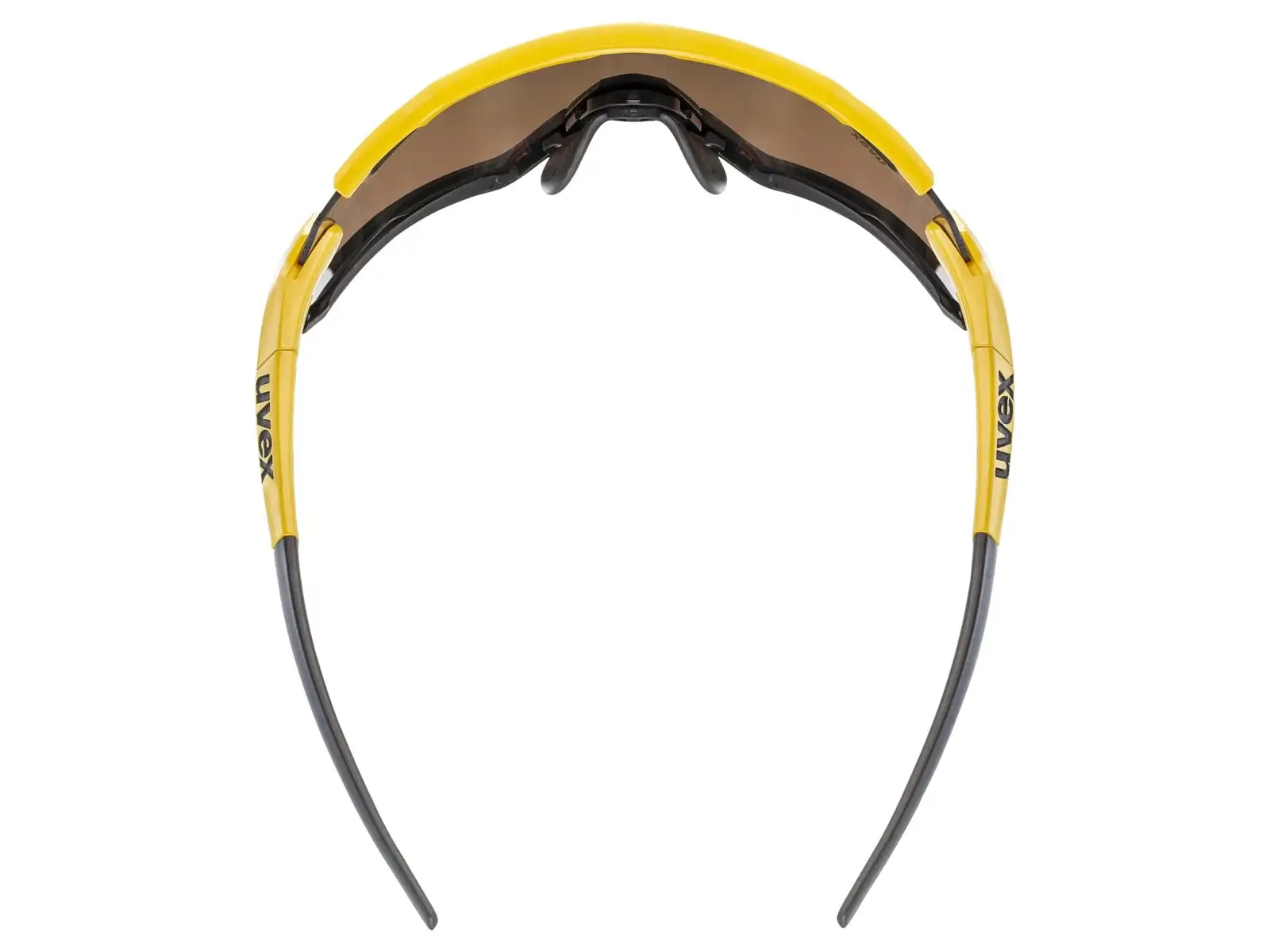 Uvex Sportstyle 228 okulary rowerowe Sunbee Black Mat/Mirror Yellow