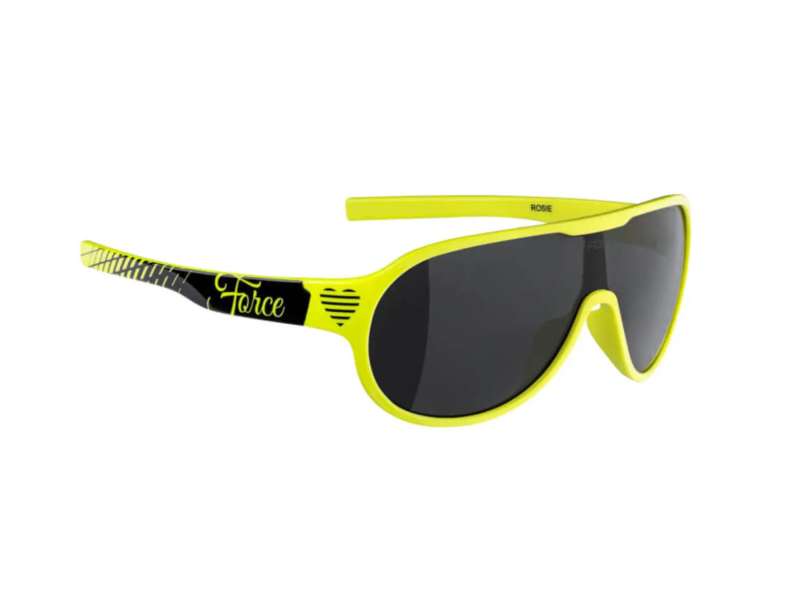 Force Rosie damskie/ juniorskie okulary fluo/czarna/czarne szkła