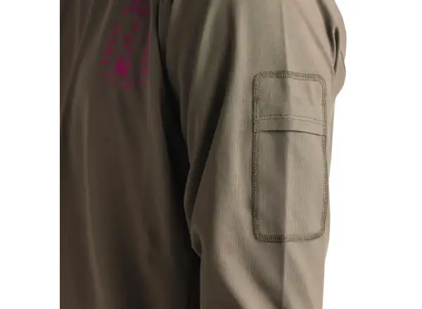 Troy Lee Designs Ruckus Ride Tee męska koszulka z długim rękawem Fangs Olive