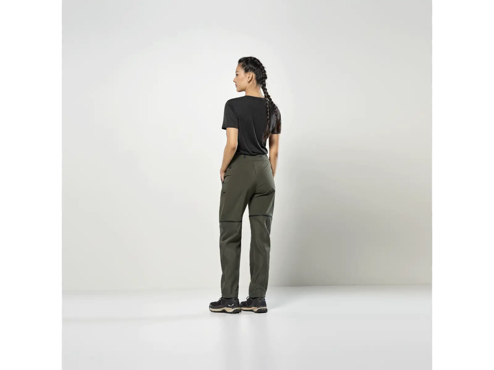 Salewa Puez Hemp/DST 2/1 damskie spodnie Dark Olive