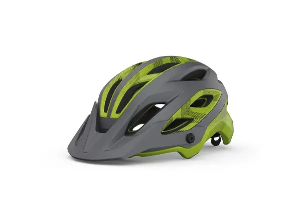 Giro Merit Spherical kask Mat Metalic Black/Lime