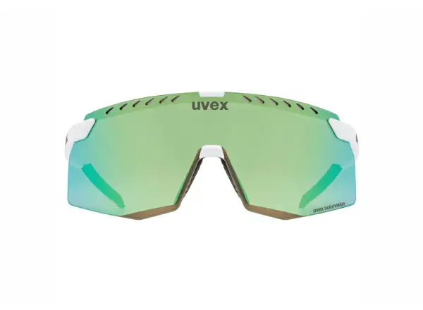 Uvex Pace Stage ColorVision Small okulary White Matt/Mirror Green