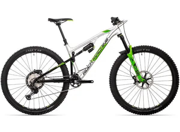 Rock Machine Blizzard TRL 90-29  gloss silver/black/DVO green rower górski