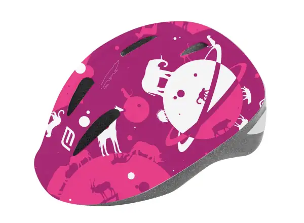 Force Fun Planets kask dziecięcy różowo/biały