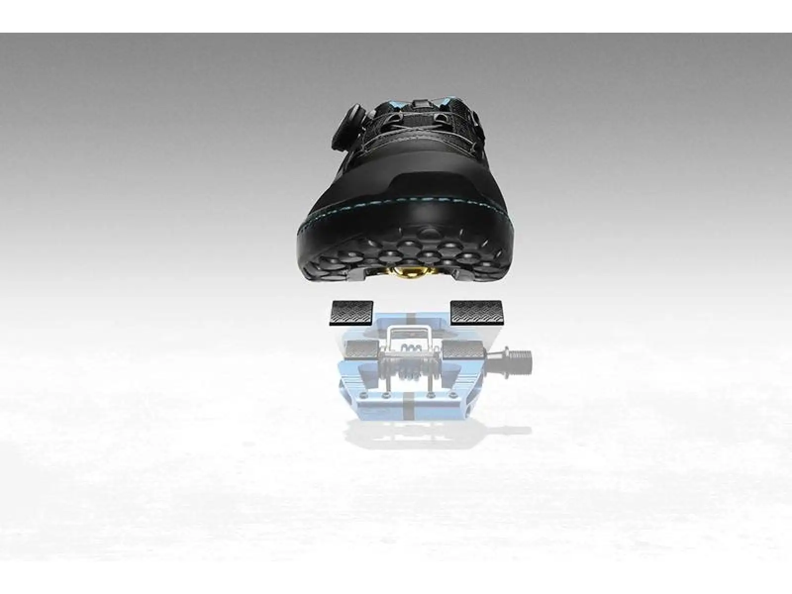 Crankbrothers Mallet Enduro zatrzaskowe pedały light blue