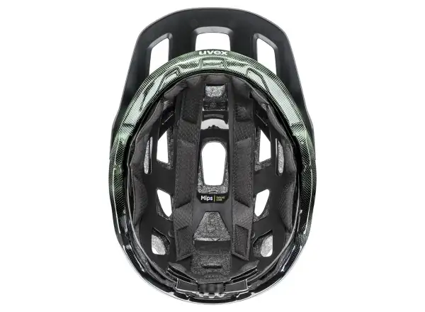 Uvex React Mips kask Moss Green/Black Matt
