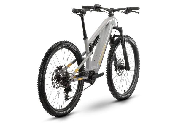 Raymon Trailray 120 Pro w pełni amortyzowany rower elektryczny timelessgrey/mustard