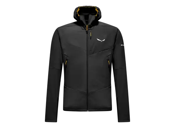 Salewa Ortles Fleece Pro Hooded męska bluza polarowa z kapturem Black Out