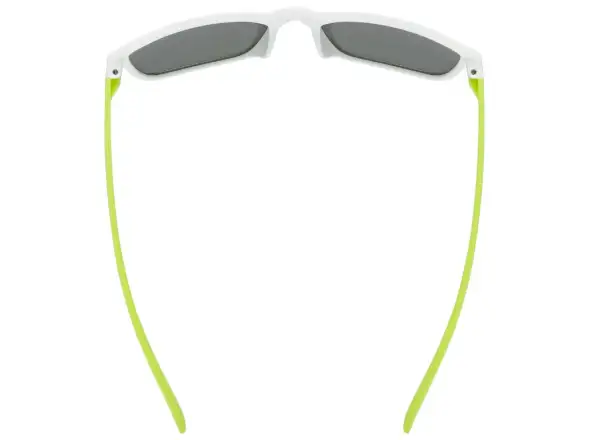 Uvex Rookie dziecięce okulary White/Lime Matt/Mirror Green