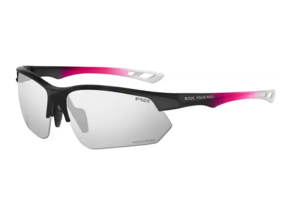 R2 Drop okulary matowy czarny/różowy/biały/przezroczyste szkła