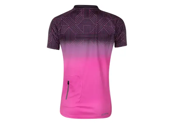 Force City damski dres krótki rękaw růžová/czarna