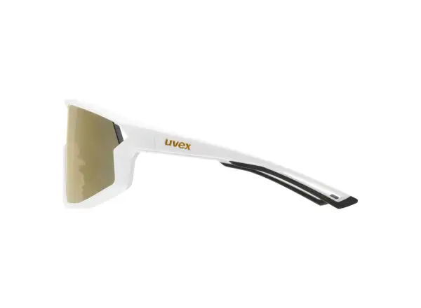 Uvex Skyryse okulary przeciwsłoneczne White Matt/Mirror Gold