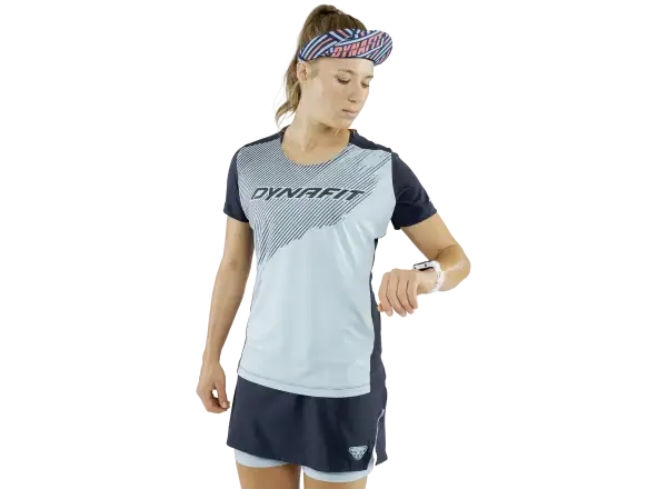 Dynafit Alpine Pro 2w1 damska spódnica biegowa z wewnętrznymi spodenkami Blueberry Marine Blue