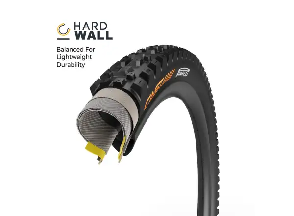 Pirelli CAST Protagonist HW, 60 tpi, SmartEVO DH, 29x2.4, MTB opona czarny