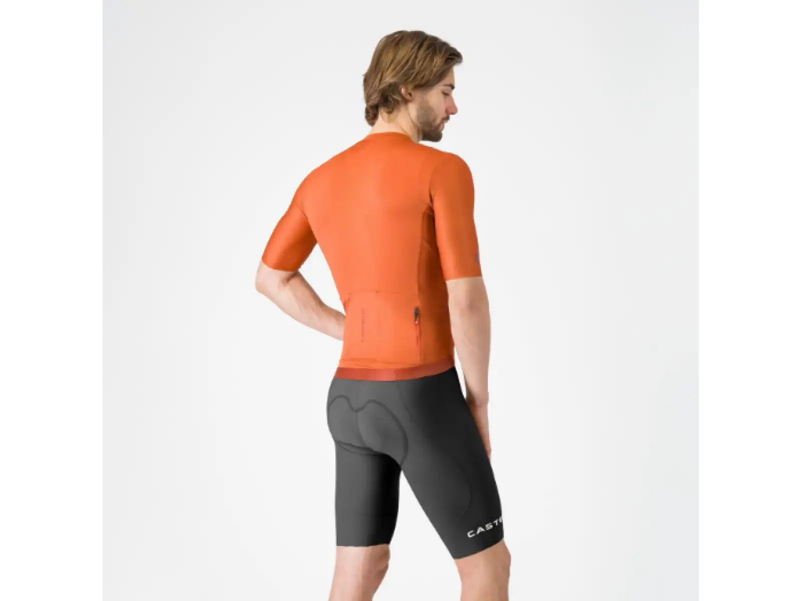 Castelli Espresso 2 męskie spodenki z wkładką i szelkami Black