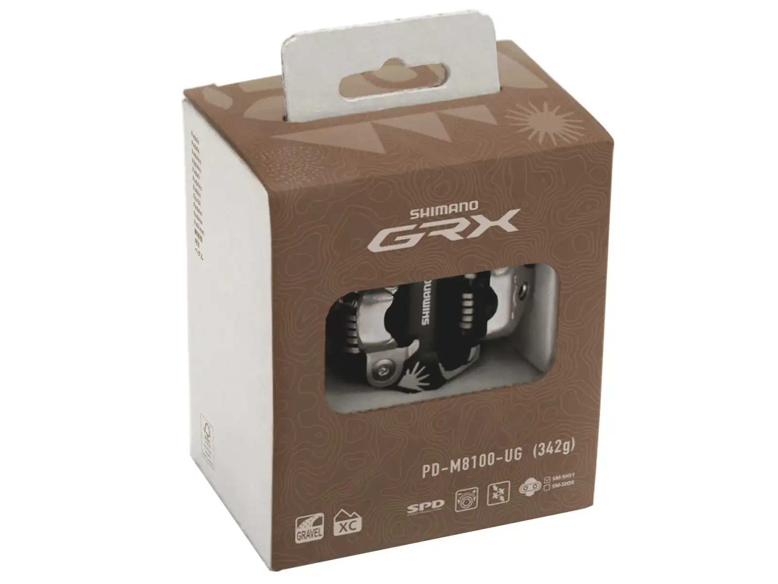 Shimano GRX PD-M8100-UG pedały zatrzaskowe